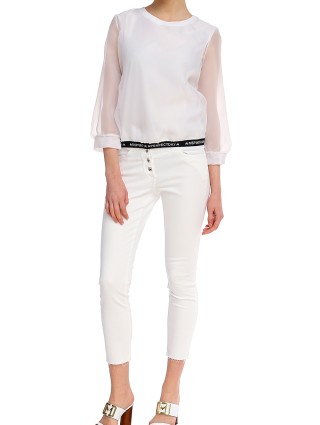 Белая блуза MARELLA: фото 1 - Invogue